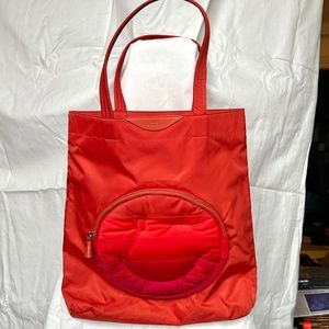 Anya Hindmarch Nylon Chubby Winky Tote Orange